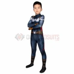 Captain America Suits For Kids Detail Printed Cosplay Costume For Halloween 19 Captain America Suits For Kids Detail Printed Cosplay Costume For Halloween -One Hero Suits Store wkd19029aa06
