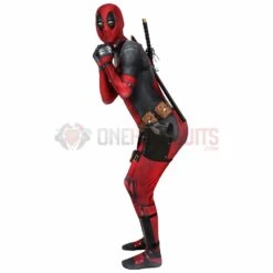 Deadpool Suit 3D Printed Spandex Deadpool Red Cosplay Costume -One Hero Suits Store wtj19003aa 115