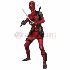 Deadpool Suit 3D Printed Spandex Deadpool Red Cosplay Costume -One Hero Suits Store wtj19003aa 118