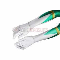 Green Power Ranger Cosplay Suit Power Rangers Green Spandex Costume