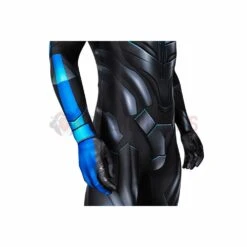 Titans Nightwing Cosplay Costume Detail Printed Spandex Suit