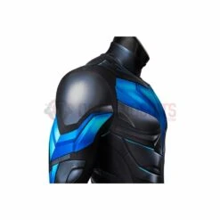 Titans Nightwing Cosplay Costume Detail Printed Spandex Suit -One Hero Suits Store wtj19074ea05