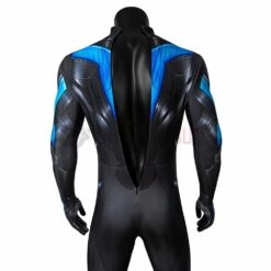 Titans Nightwing Cosplay Costume Detail Printed Spandex Suit -One Hero Suits Store wtj19074ea07
