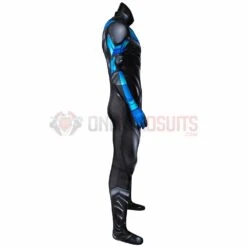 Titans Nightwing Cosplay Costume Detail Printed Spandex Suit -One Hero Suits Store wtj19074ea09