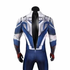 Sam Wilson Cosplay Costume The Falcon And The Winter Soldier Printed Spandex Jumpsuits -One Hero Suits Store wtj21016ba09