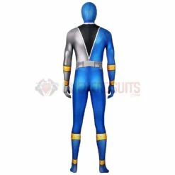 The Blue Ranger Cosplay Costume Ryusoul Blue Spandex Suit -One Hero Suits Store wtj21022ba03