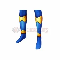 The Blue Ranger Cosplay Costume Ryusoul Blue Spandex Suit -One Hero Suits Store wtj21022ba07