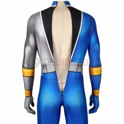 The Blue Ranger Cosplay Costume Ryusoul Blue Spandex Suit -One Hero Suits Store wtj21022ba10