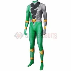 The Green Ranger Cosplay Costume Ryusoul Green Spandex Suit -One Hero Suits Store wtj21023ba09