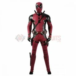 Deadpool 3 Cosplay Costumes Wade Wilson Leather Suits -One Hero Suits Store wtj5208aa30