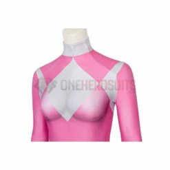 Pink Power Rangers Cosplay Suit Pink Ranger Spandex Cosplay Costume -One Hero Suits Store wtjj21013ca04