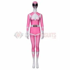 Pink Power Rangers Cosplay Suit Pink Ranger Spandex Cosplay Costume -One Hero Suits Store wtjj21013ca10